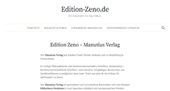 Desktop Screenshot of edition-zeno.de
