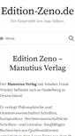 Mobile Screenshot of edition-zeno.de