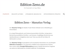 Tablet Screenshot of edition-zeno.de